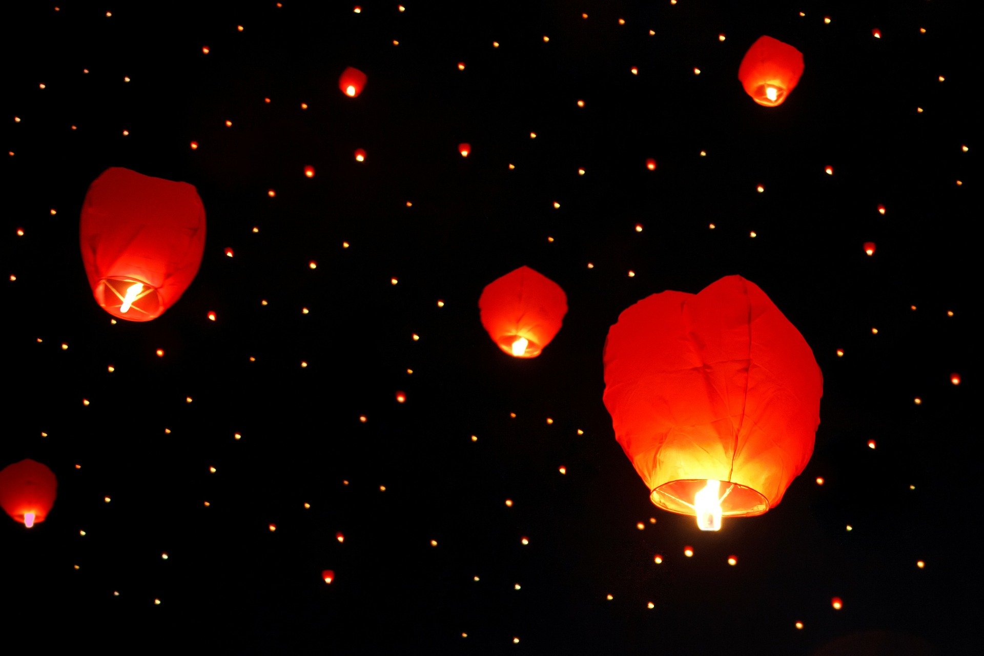 lancer lanterne volante lanterne chinoise
