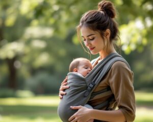 Le portage physiologique en toute simplicité avec notre sélection de porte-bébés